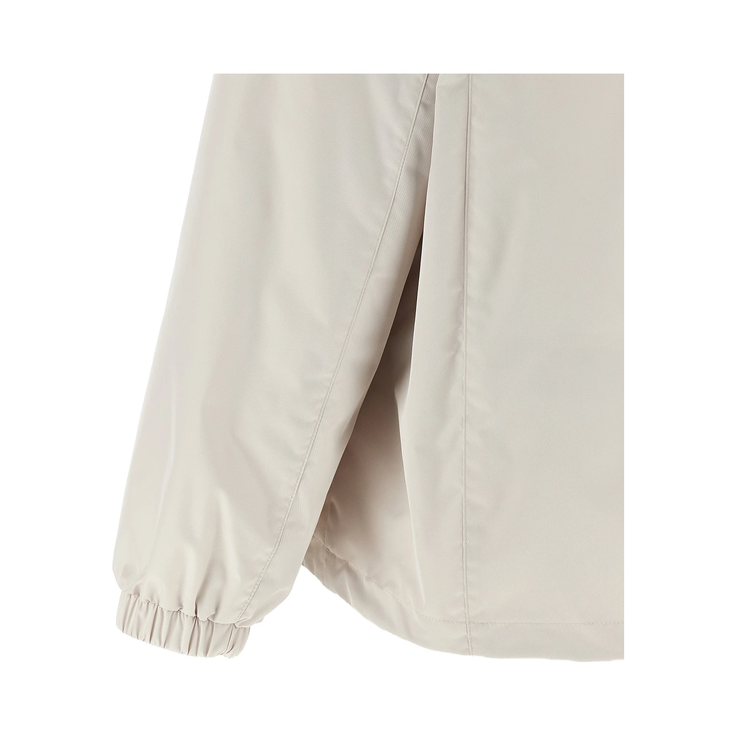 Beige Polyester Shell Jacket
