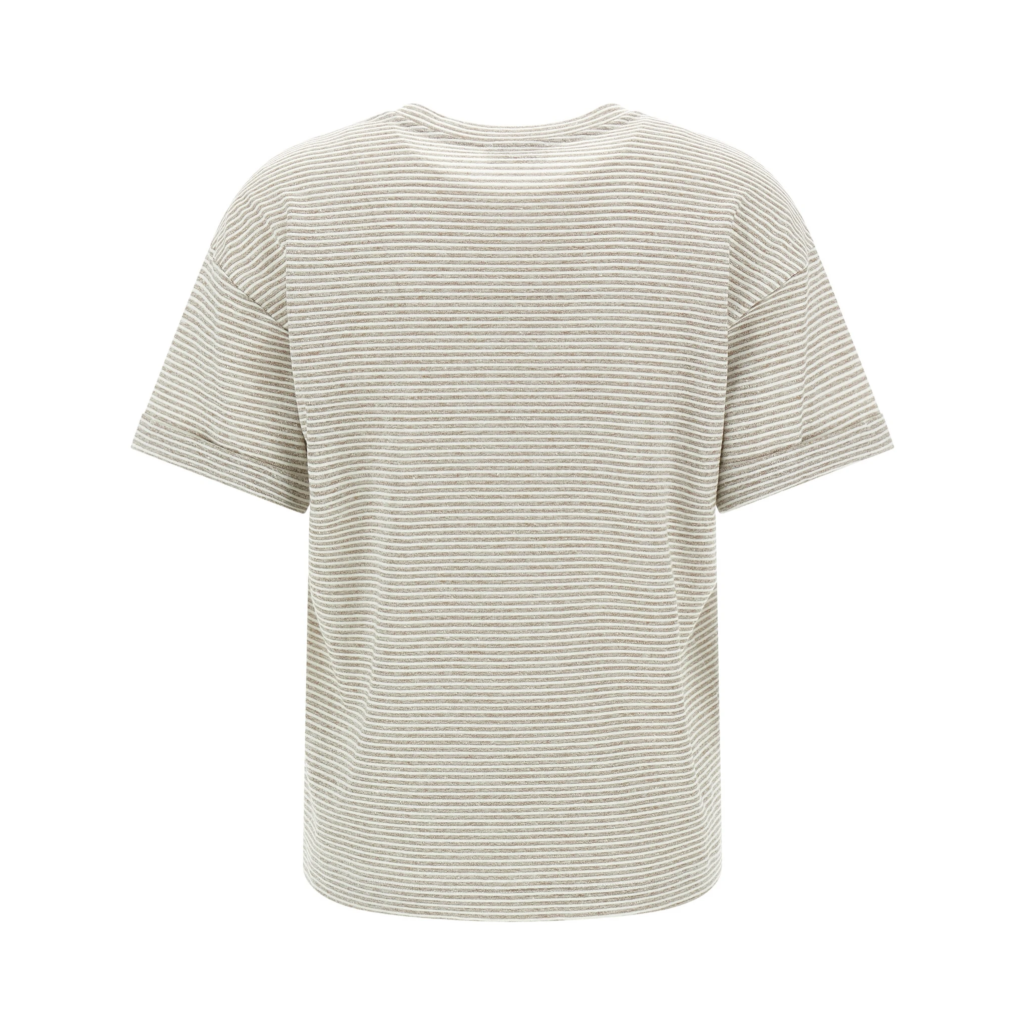 Beige Linen T-Shirt