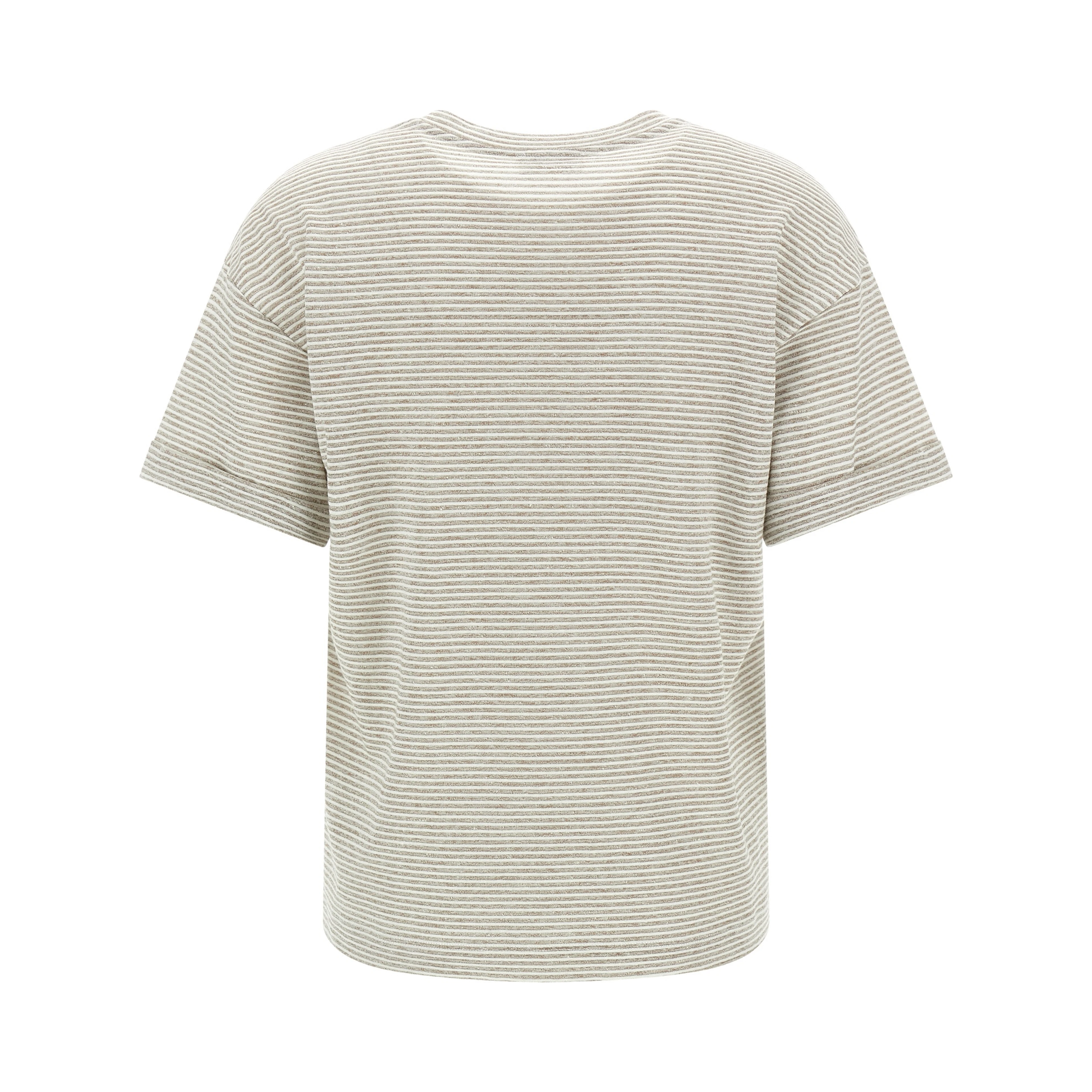 Beige Linen T-Shirt