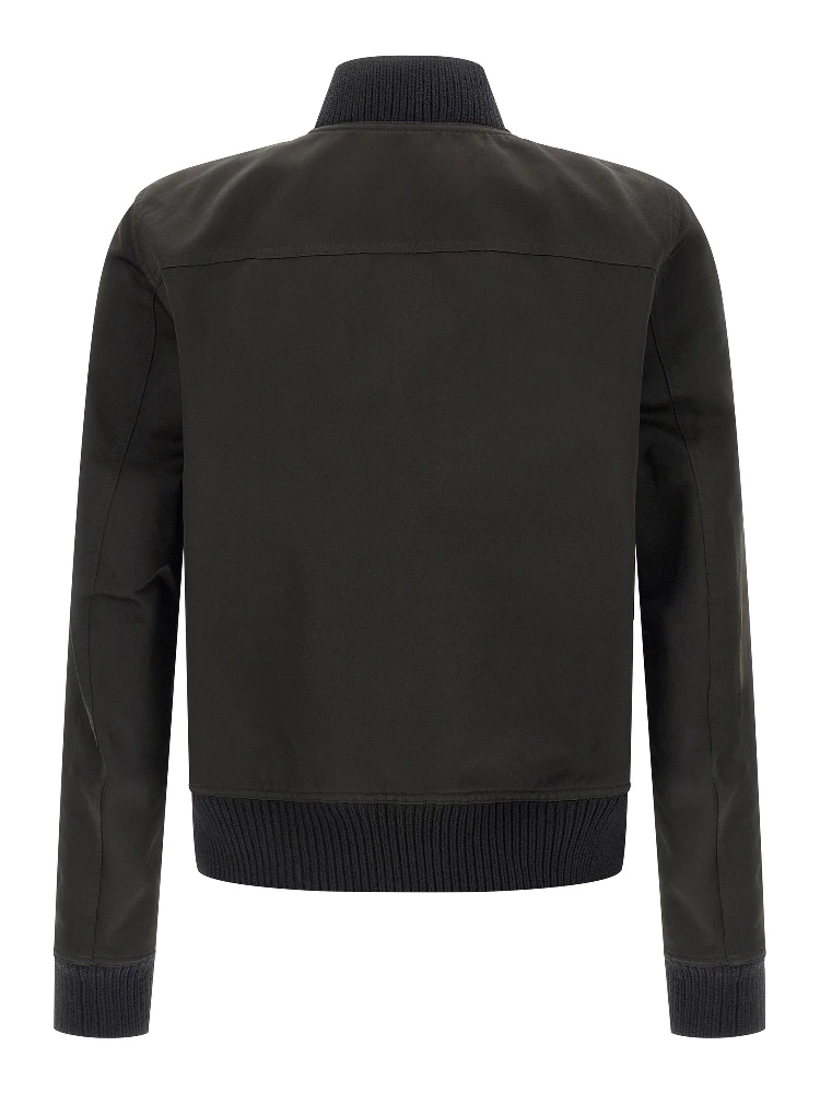 Black Polyester Bomber alternative