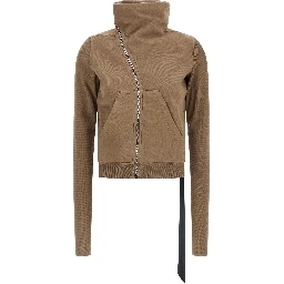 Beige Cotton Sweatshirt