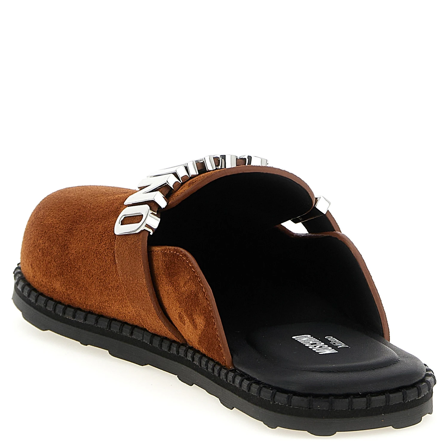 Brown Calfskin Clogs
