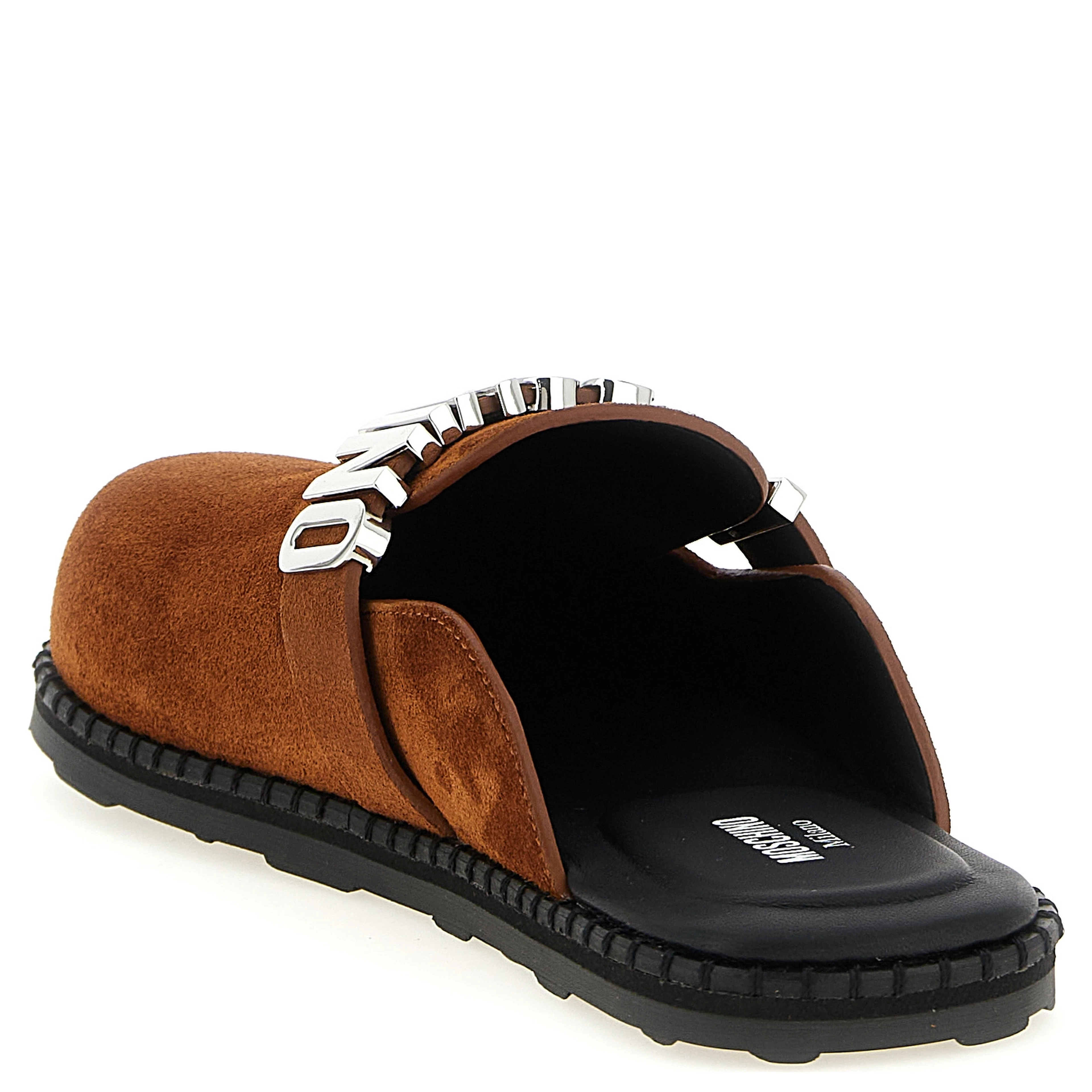 Brown Calfskin Clogs