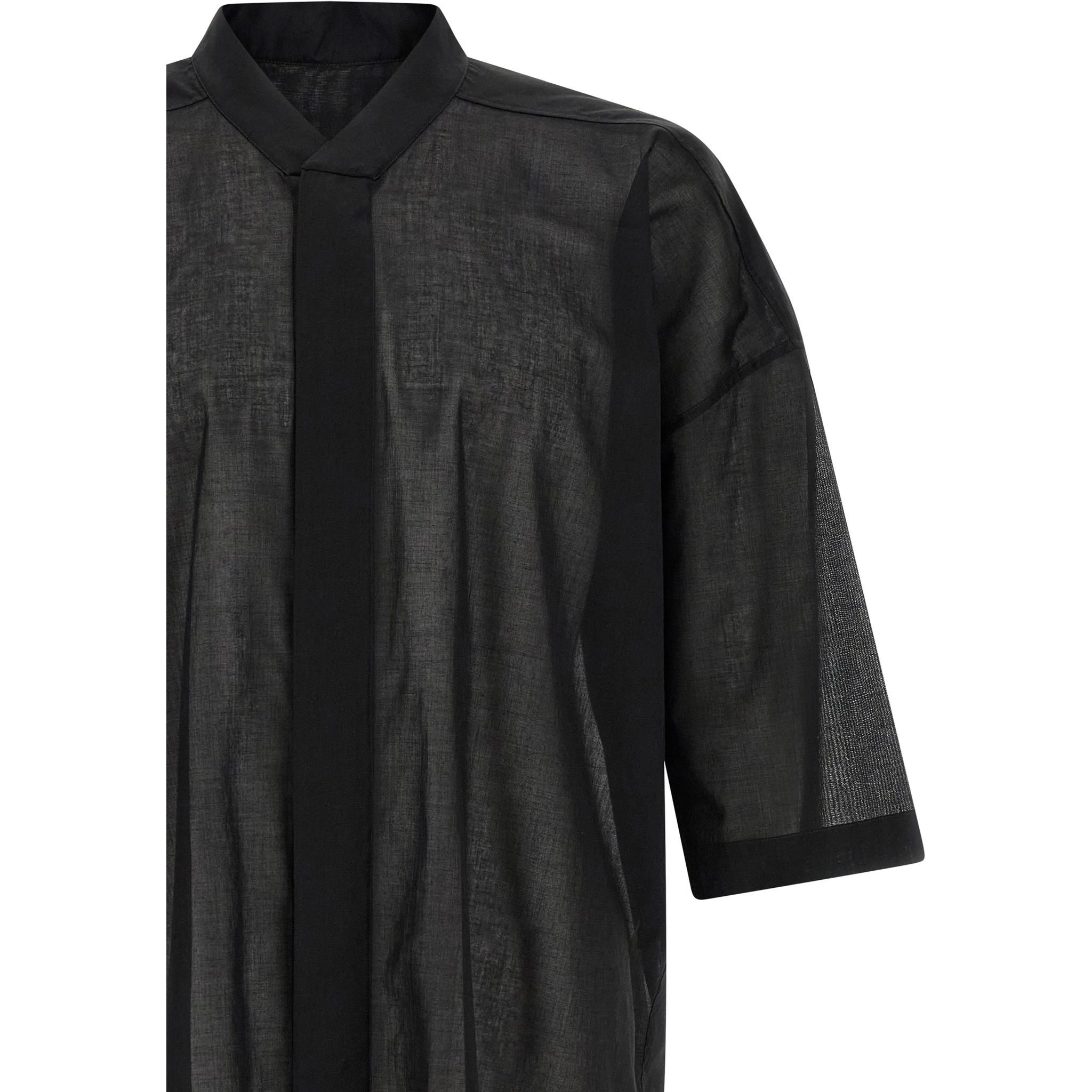 Black Cotton Blouse