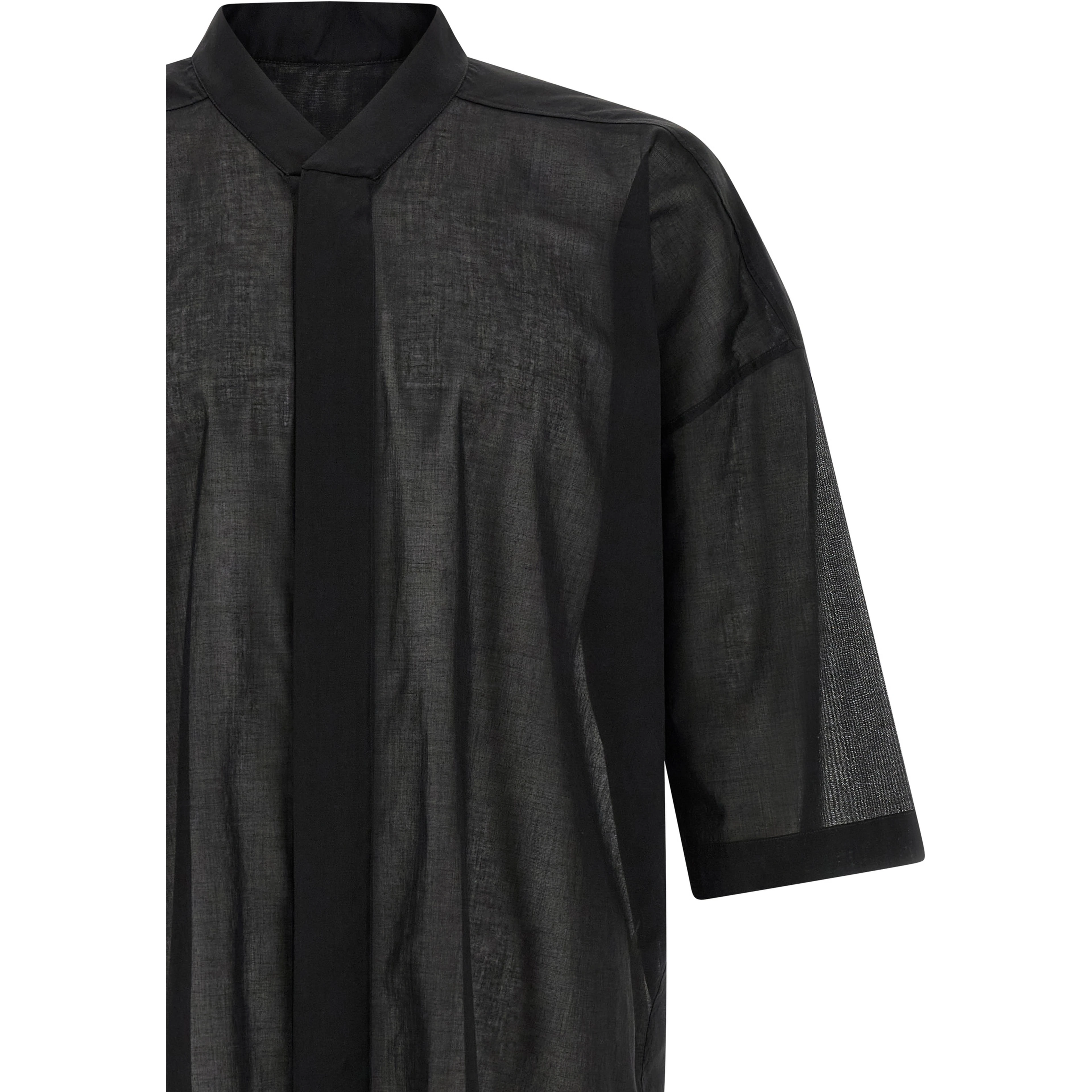 Black Cotton Blouse