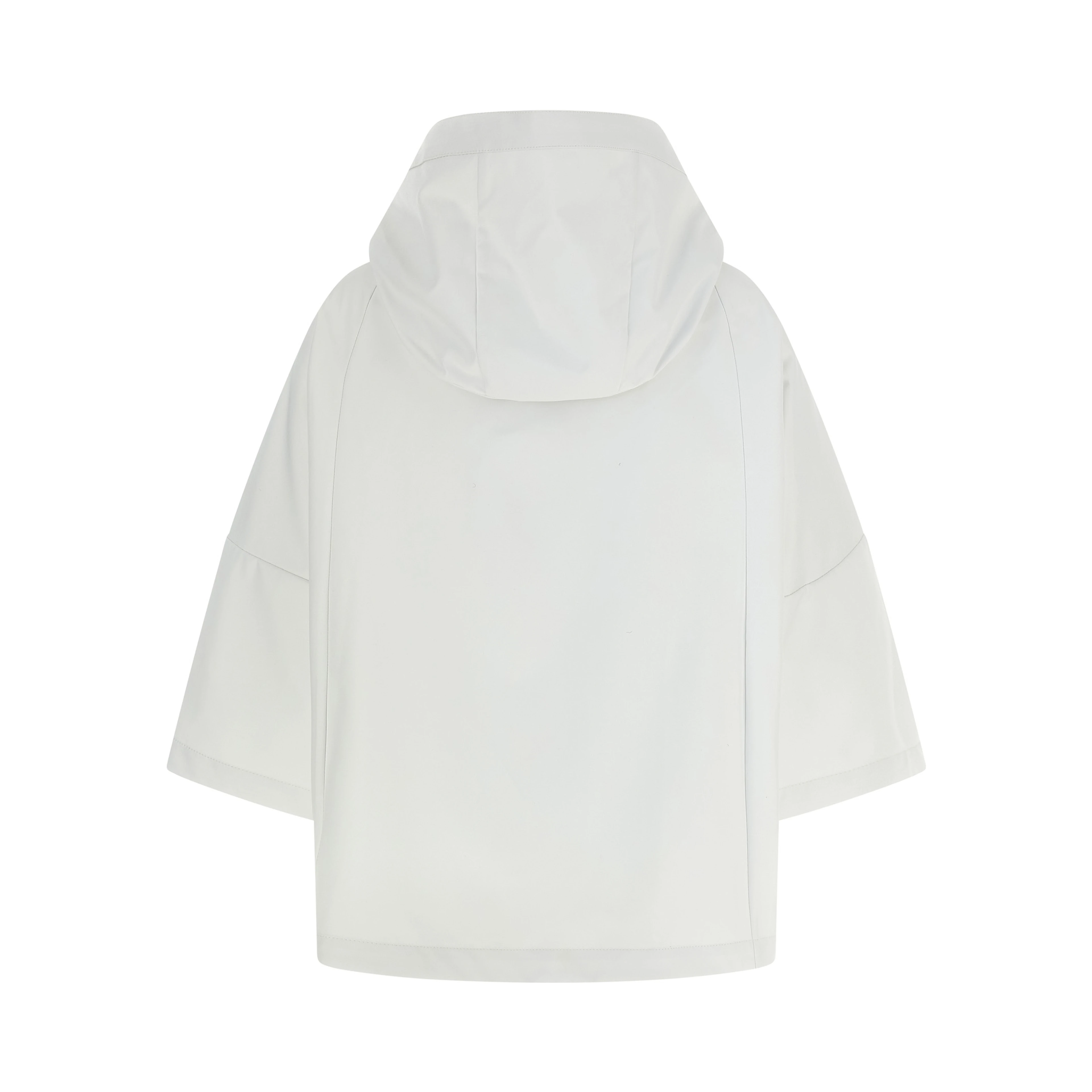 Beige Polyester Shell Jacket