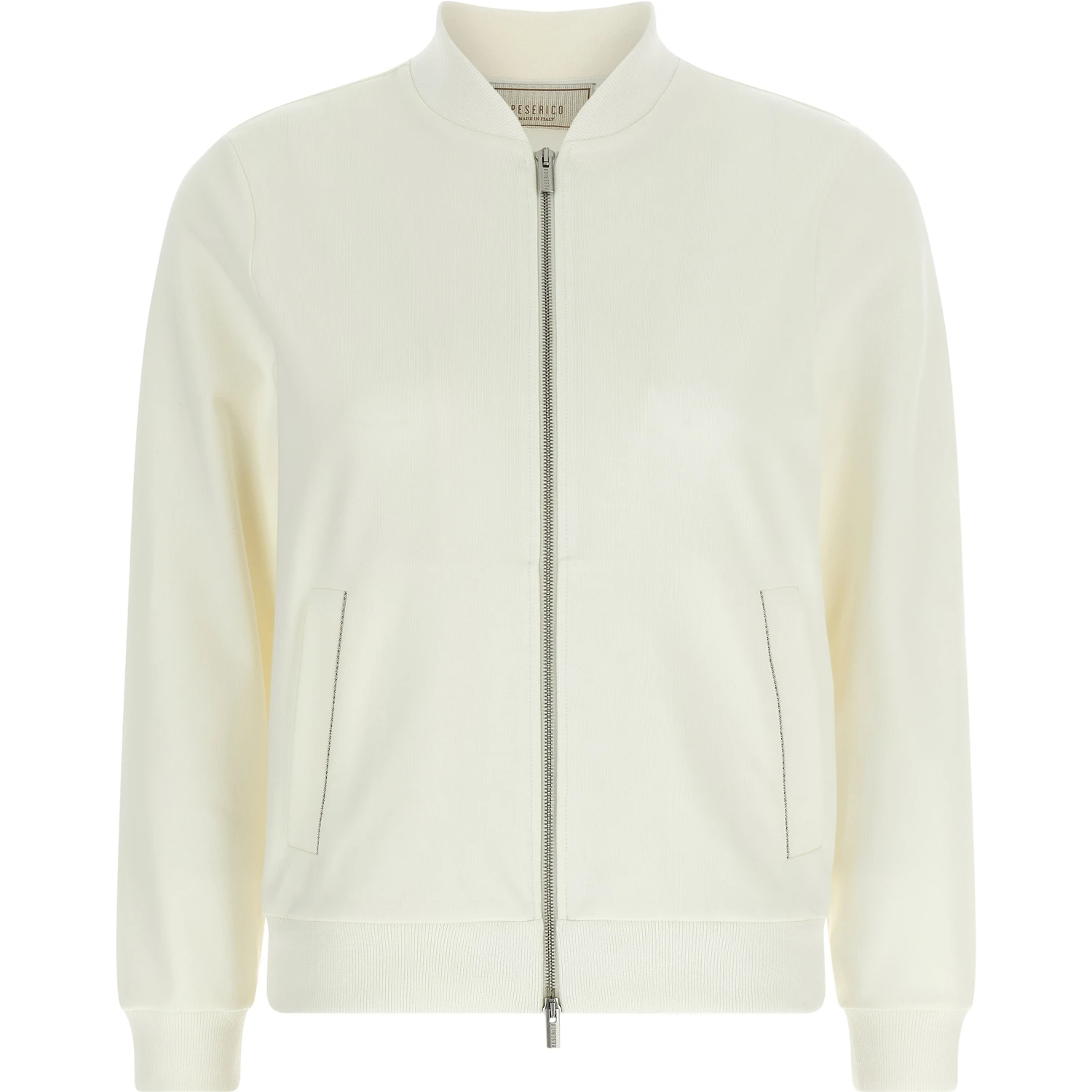 White Cotton Sweatshirt