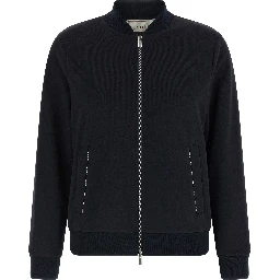 Blue Cotton Bomber