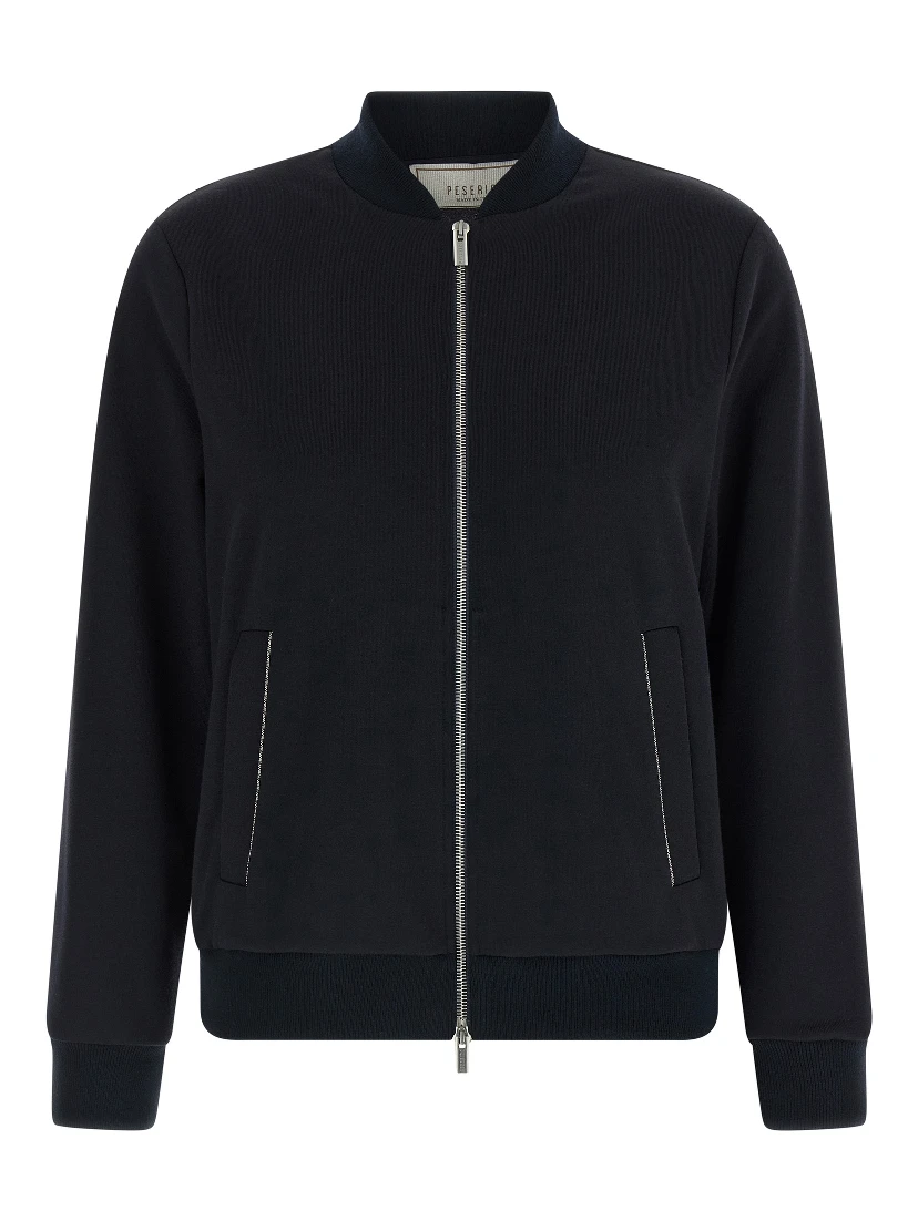 Blue Cotton Bomber