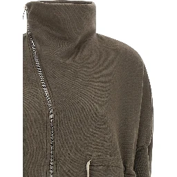 Beige Cotton Sweatshirt