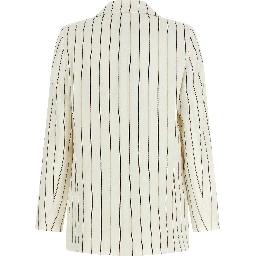 White Linen Blazer