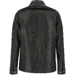 Black Lamb Leather Leather Jacket