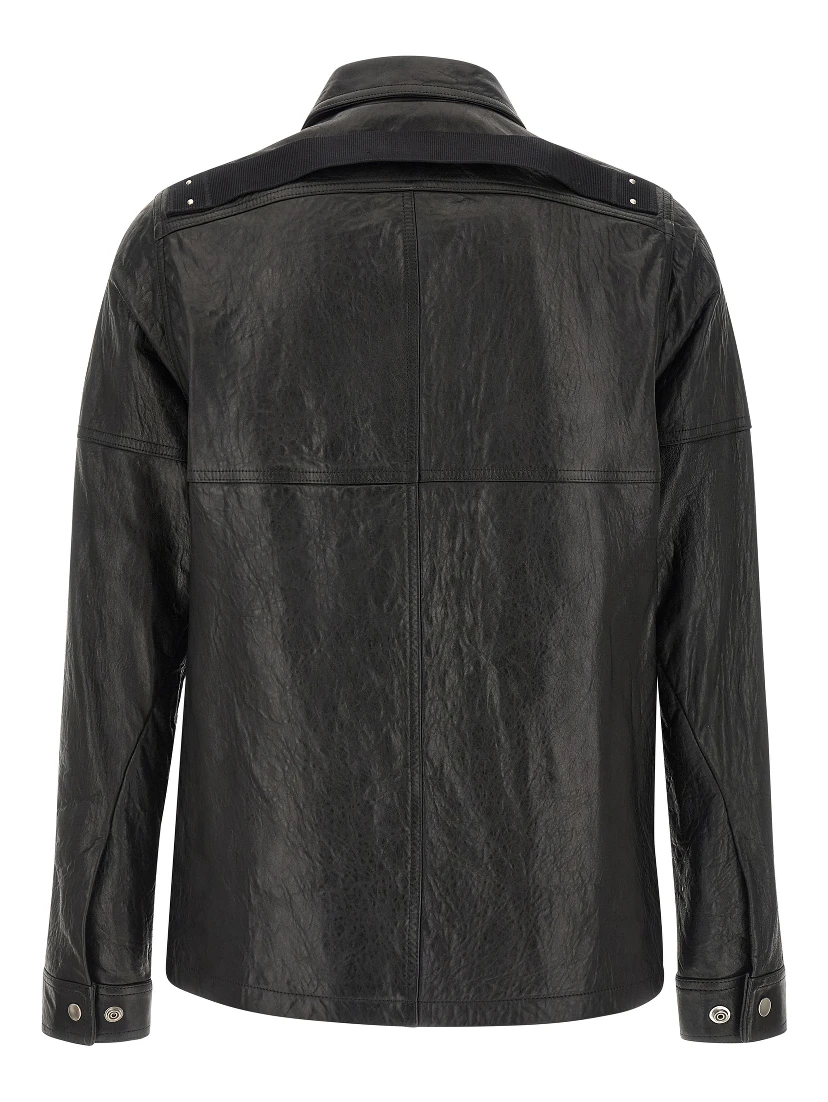 Black Lamb Leather Leather Jacket