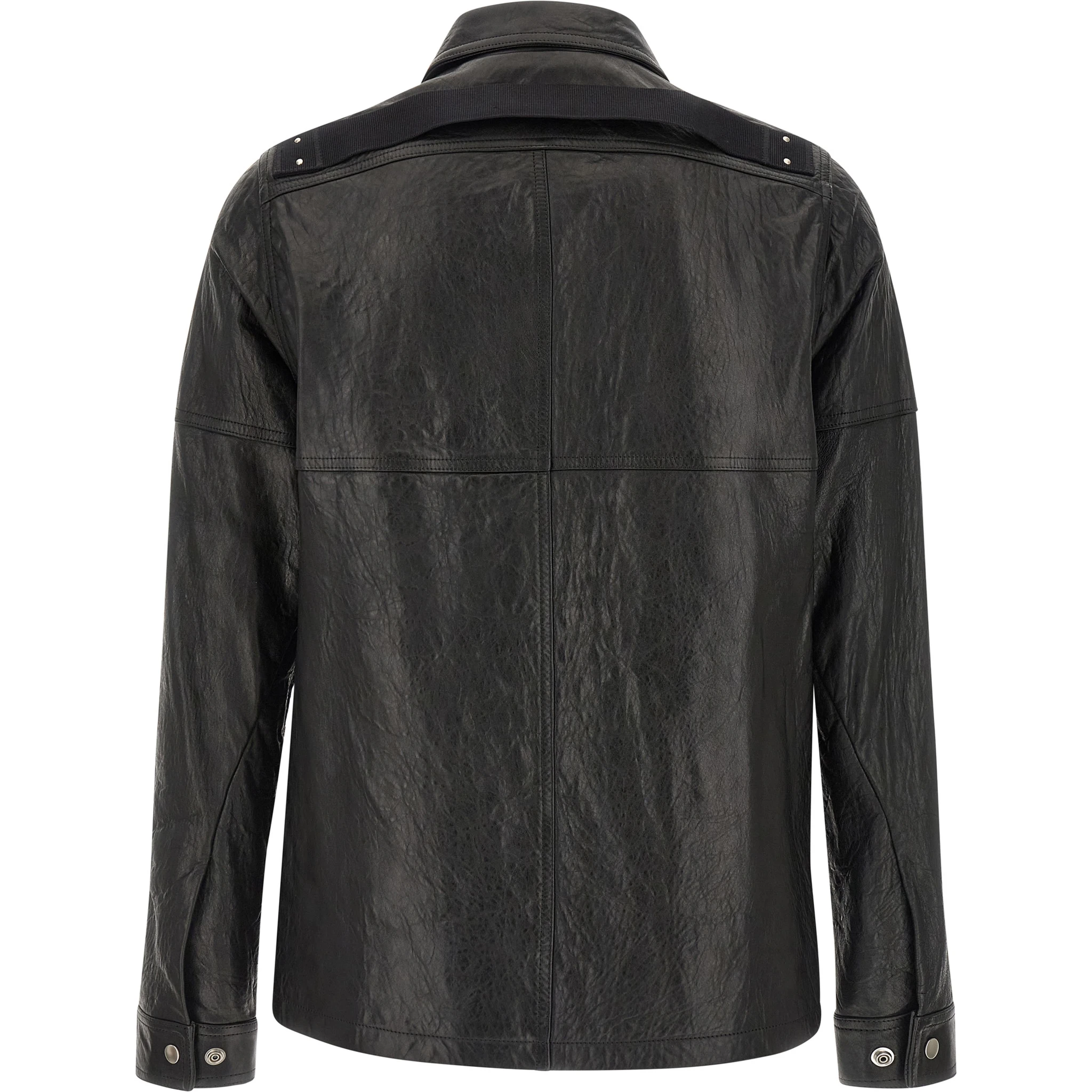 Black Lamb Leather Leather Jacket