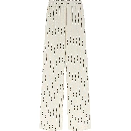 White Linen Casual Pants