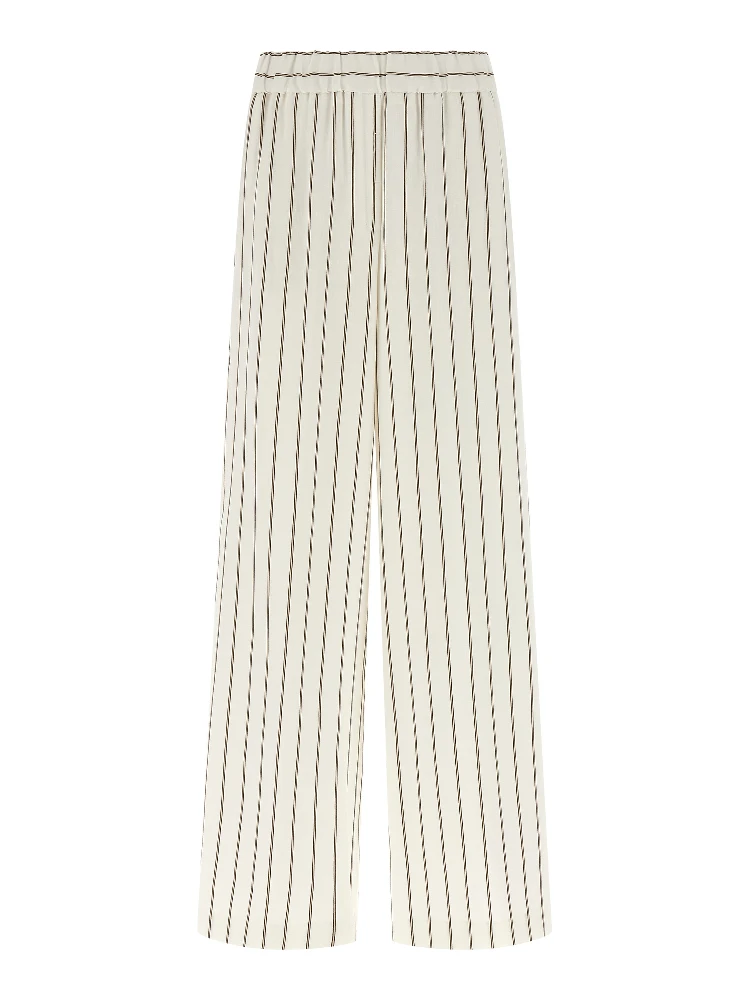 White Linen Casual Pants