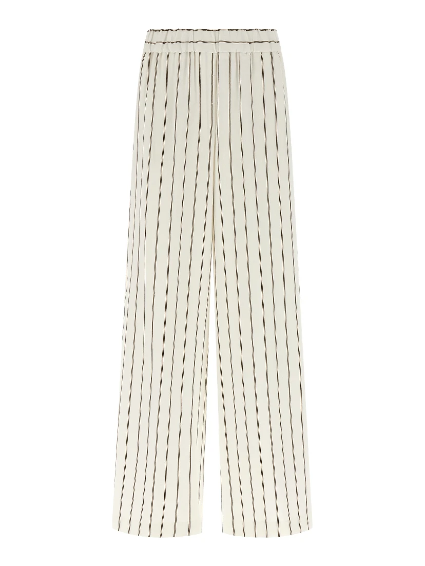 White Linen Casual Pants