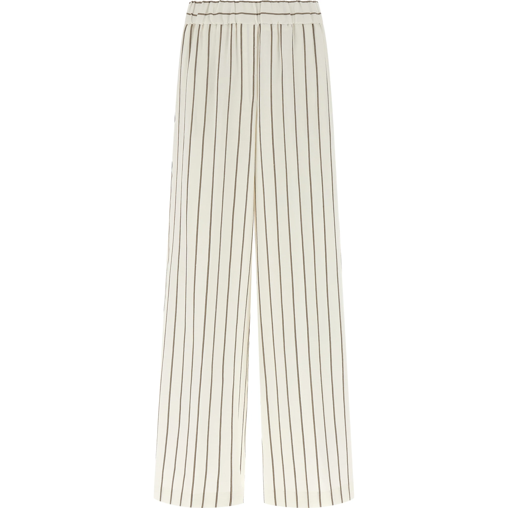 White Linen Casual Pants