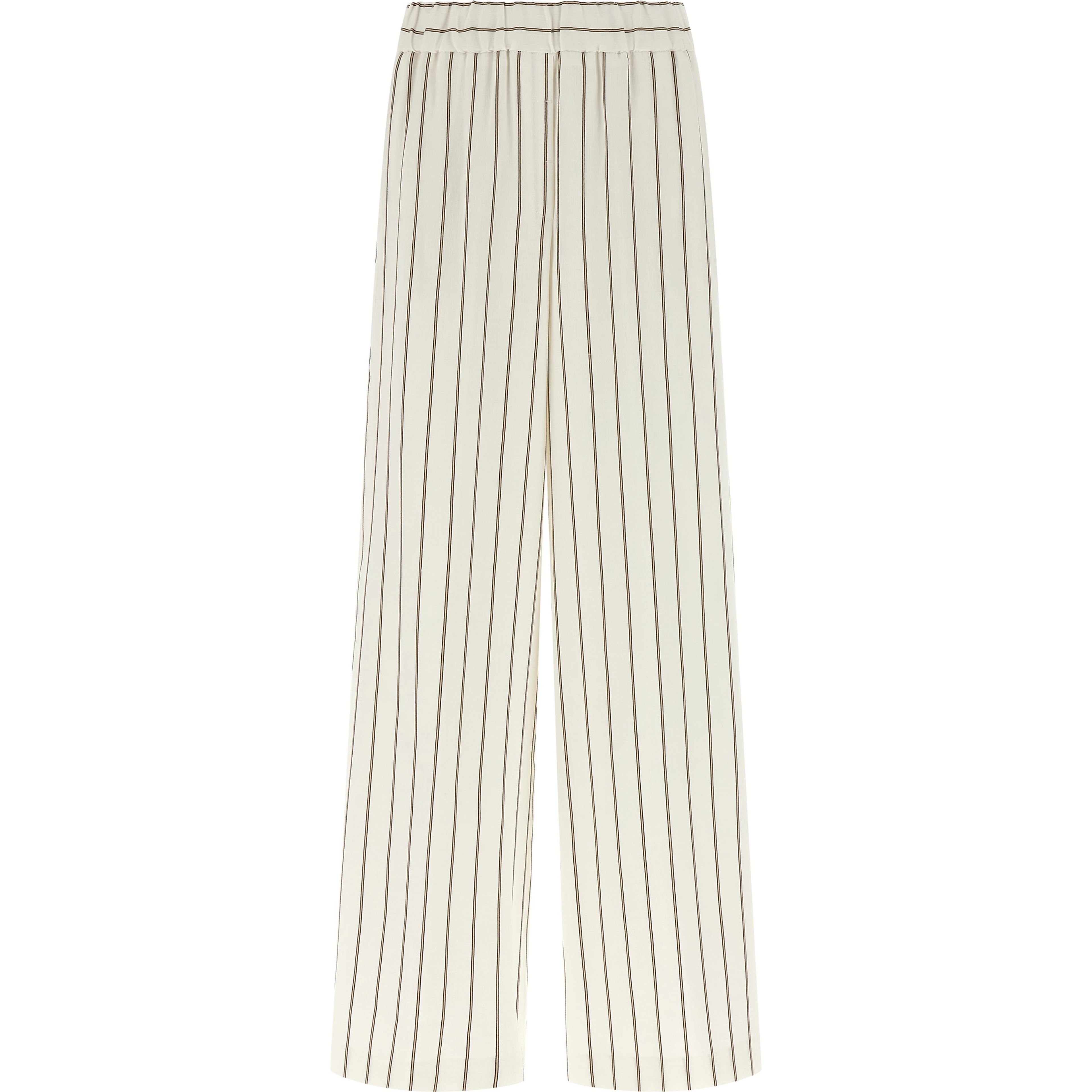 White Linen Casual Pants