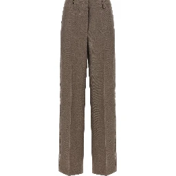Brown Linen Pants