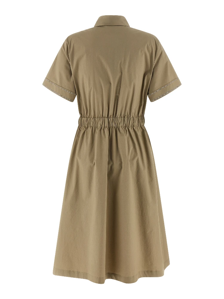 Bicolor Cotton Midi Dress alternative