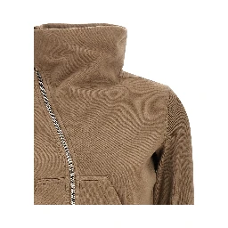 Beige Cotton Sweatshirt