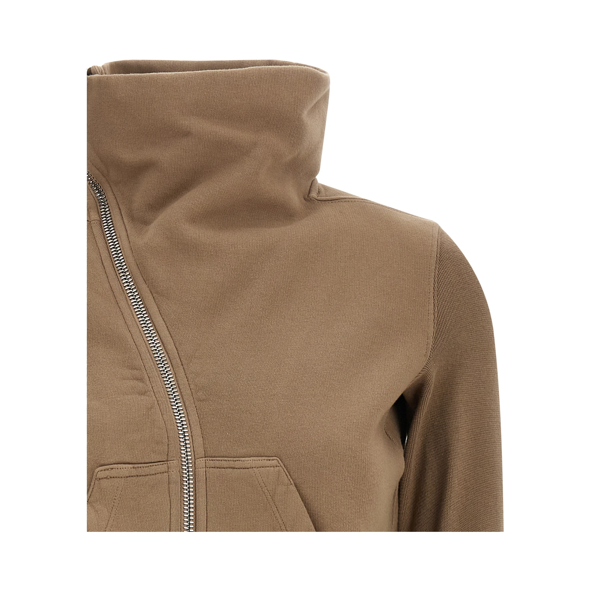 Beige Cotton Sweatshirt