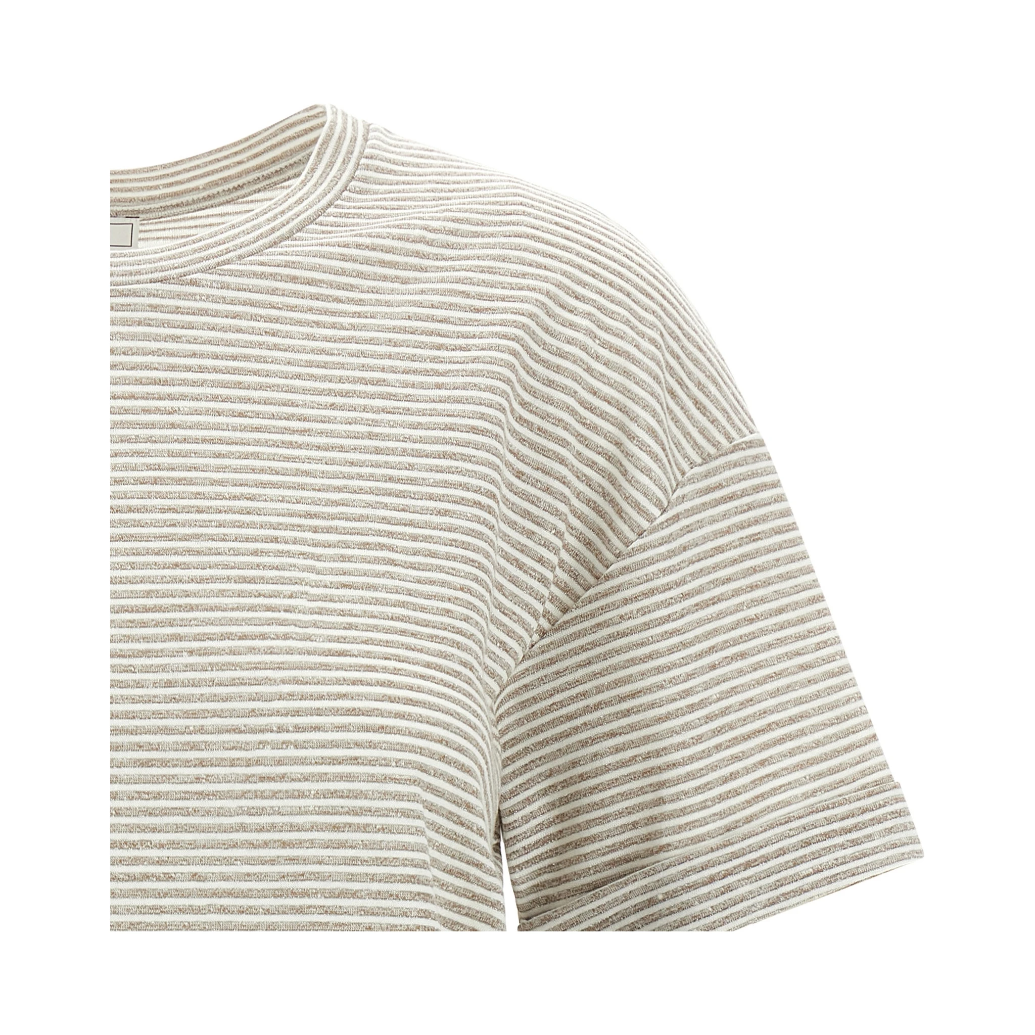 Beige Linen T-Shirt
