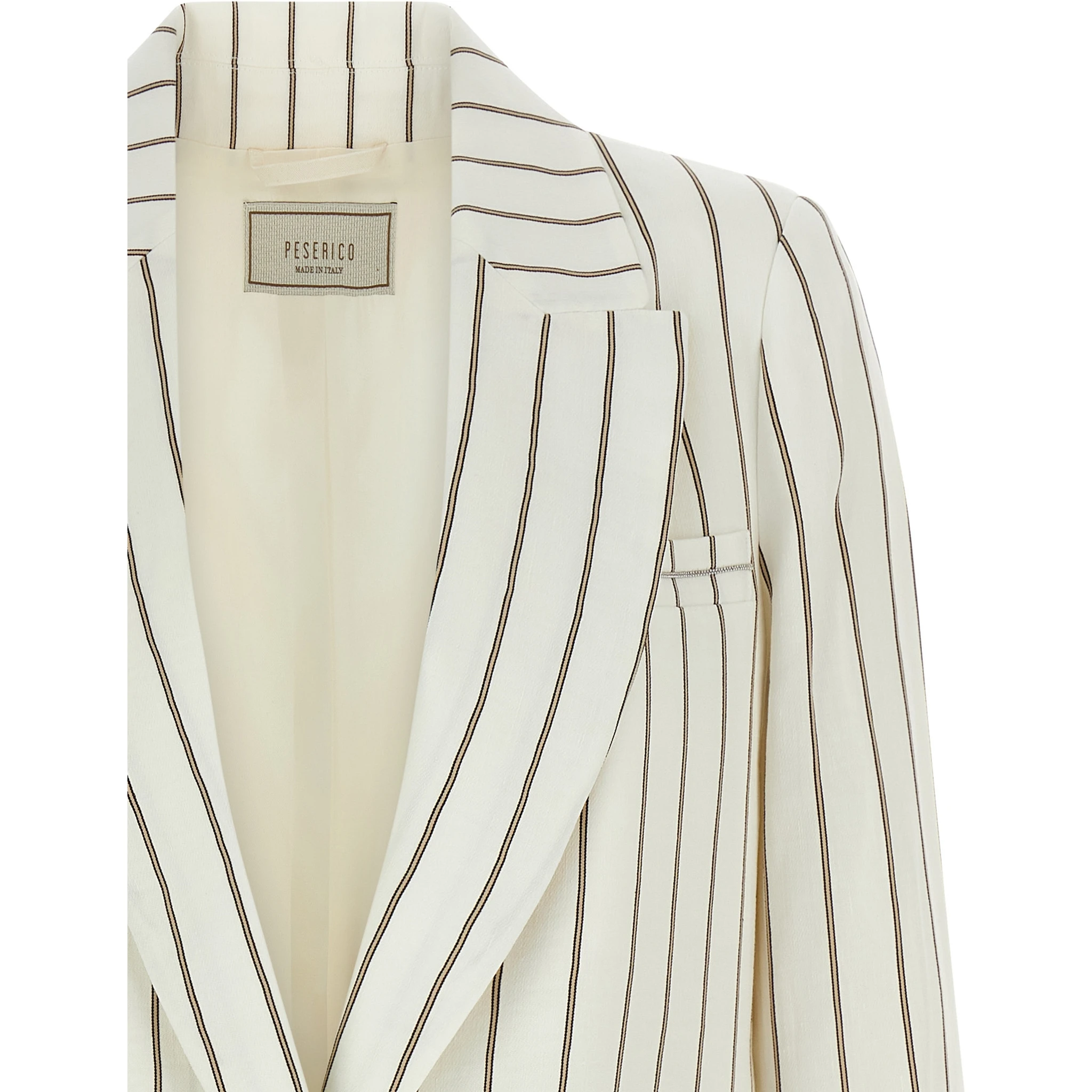 White Linen Blazer
