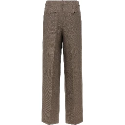 Brown Linen Pants
