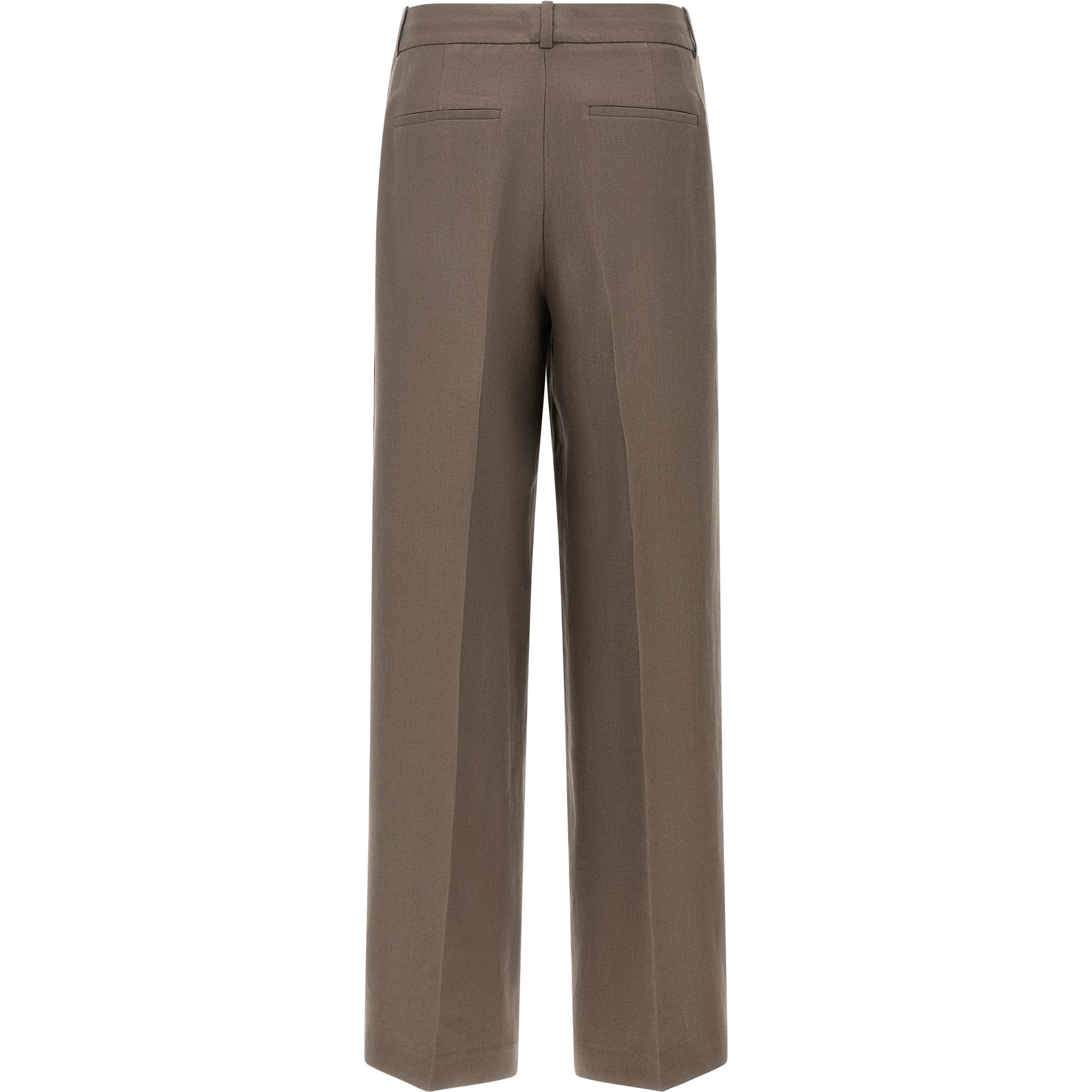 Brown Linen Pants