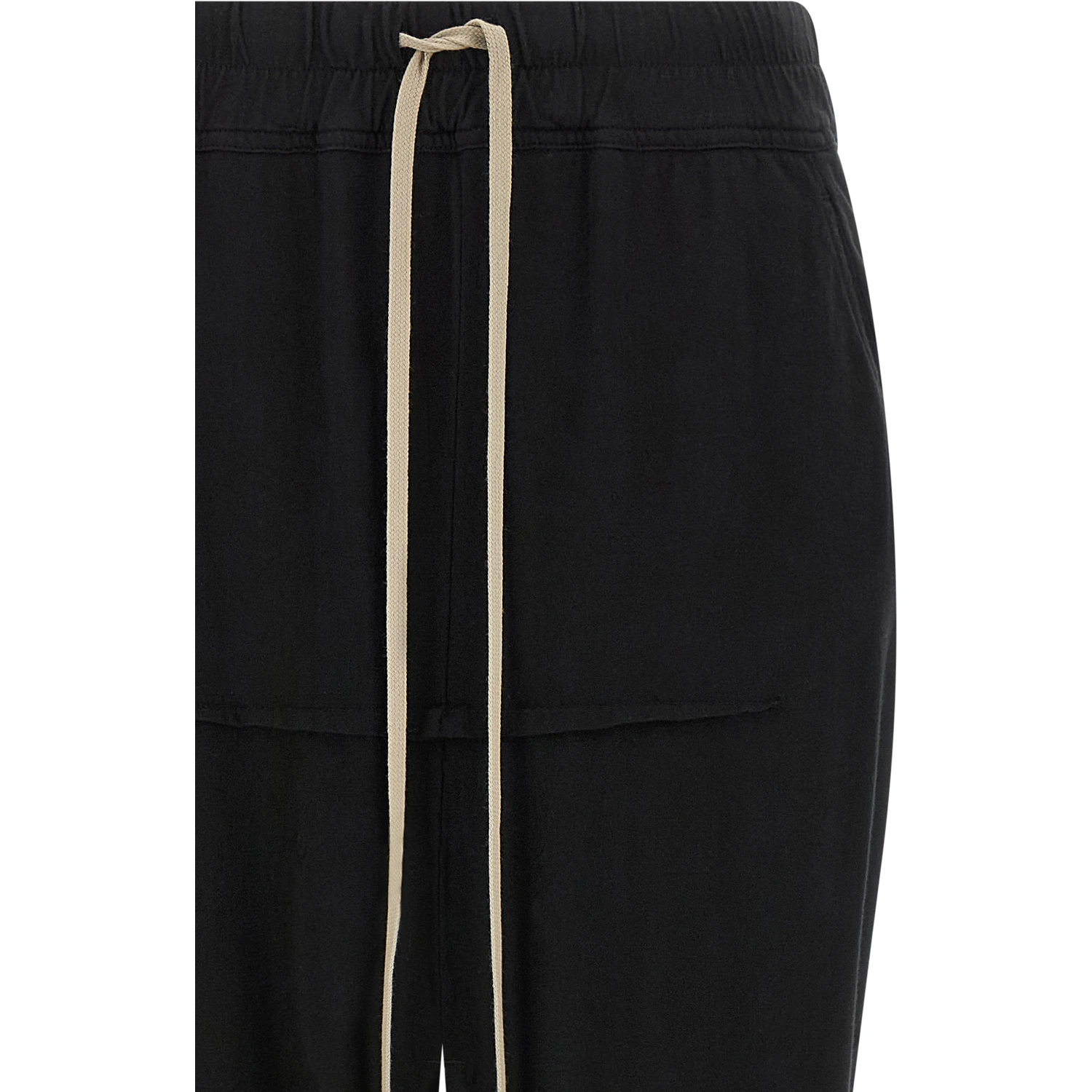 Black Cotton Mini Skirt