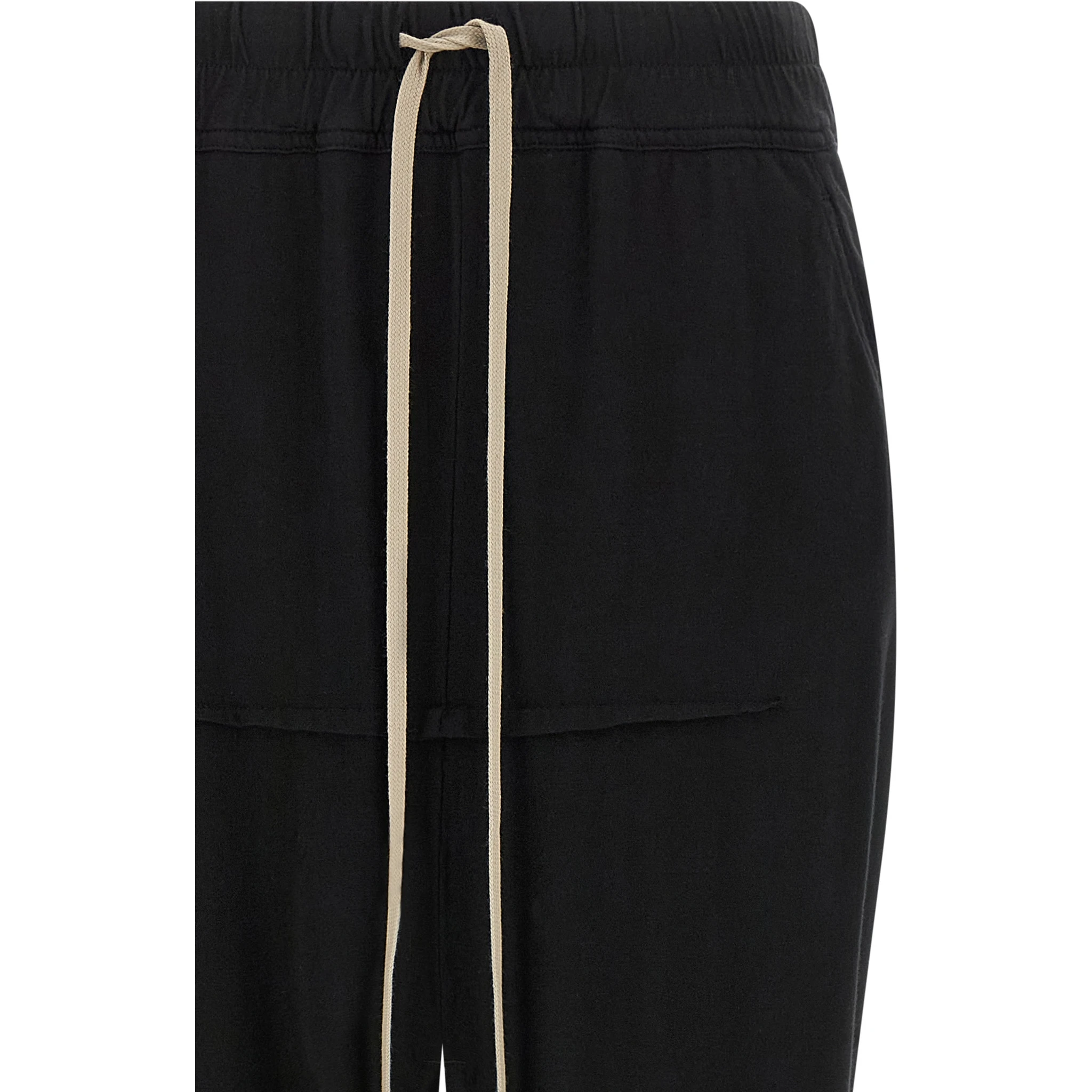 Black Cotton Mini Skirt