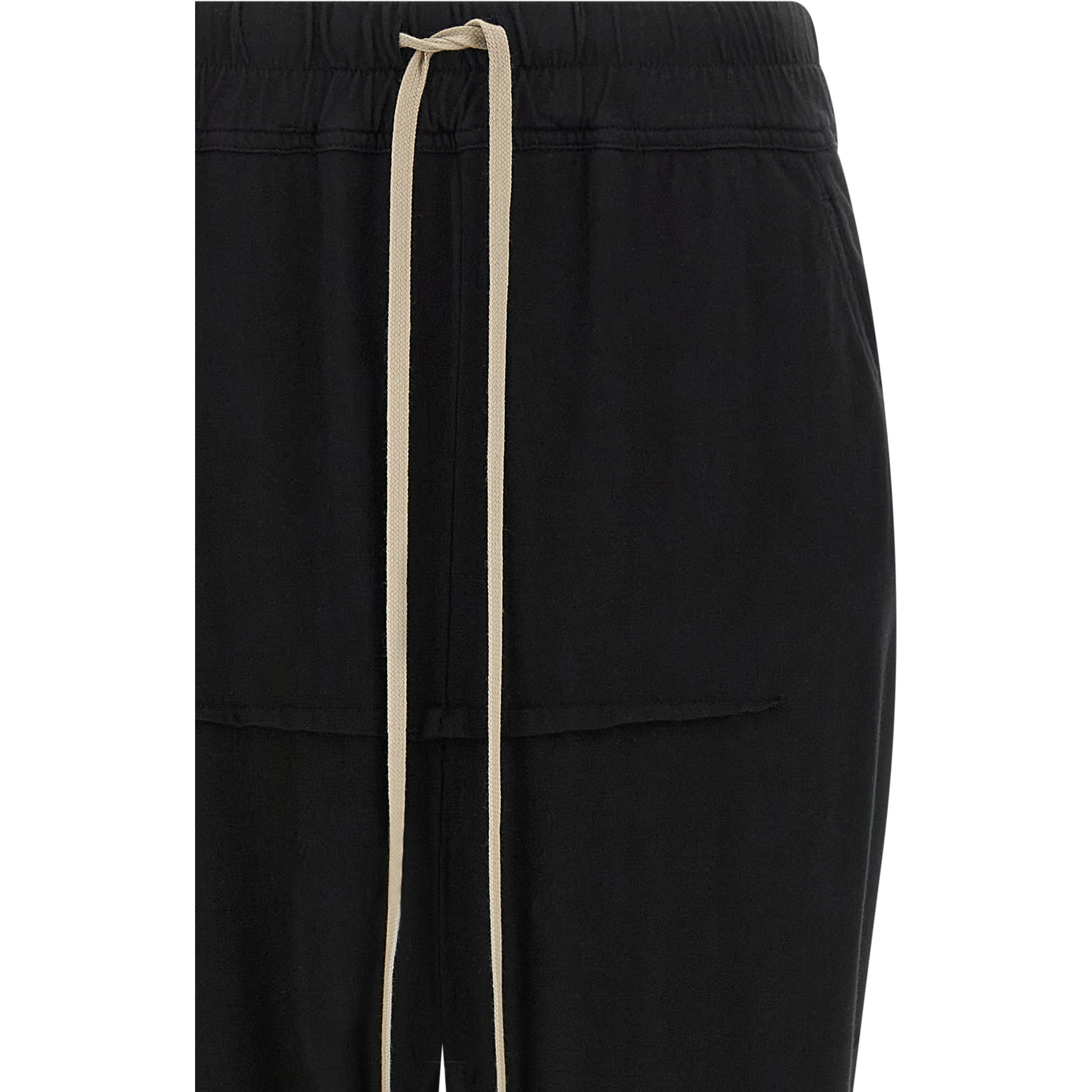 Black Cotton Mini Skirt