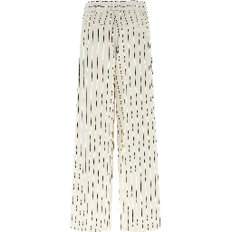 White Linen Casual Pants
