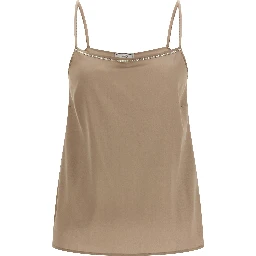 Brown Silk Blouse