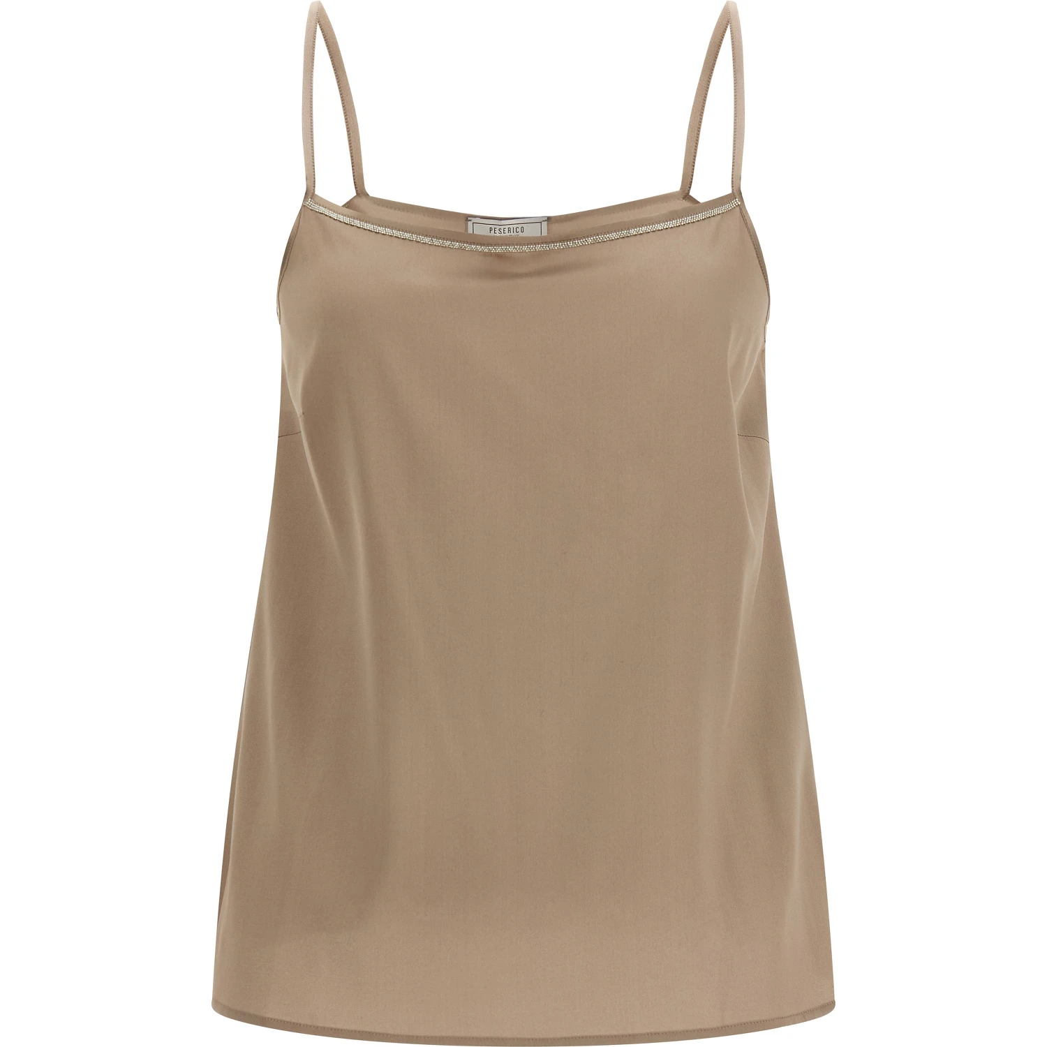Brown Silk Blouse