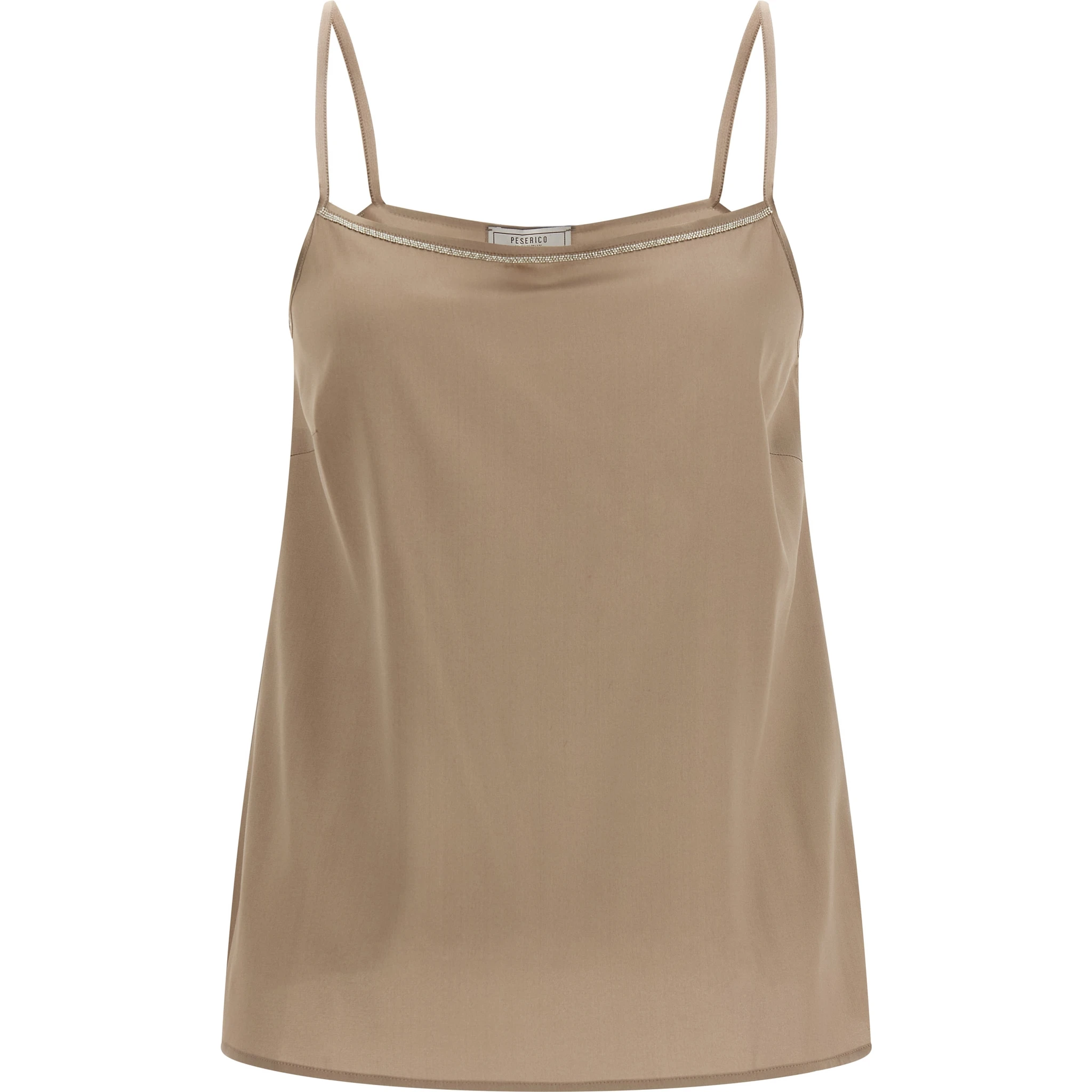 Brown Silk Blouse