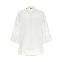 White Cotton Blouse