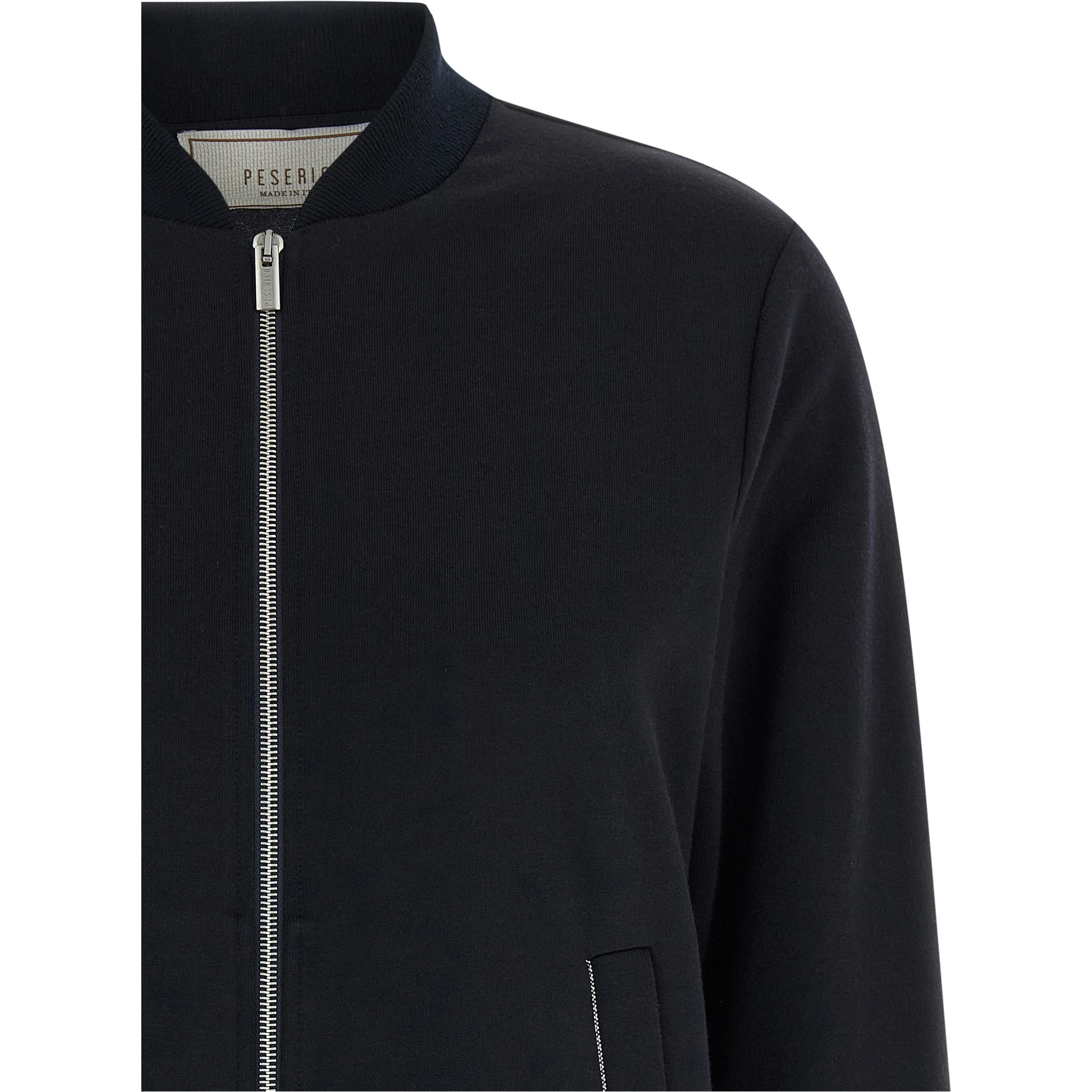 Blue Cotton Bomber