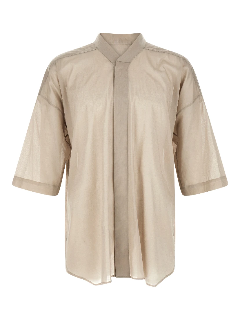 Gray Cotton Blouse