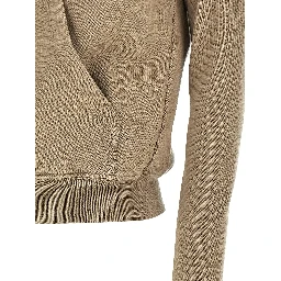 Beige Cotton Sweatshirt