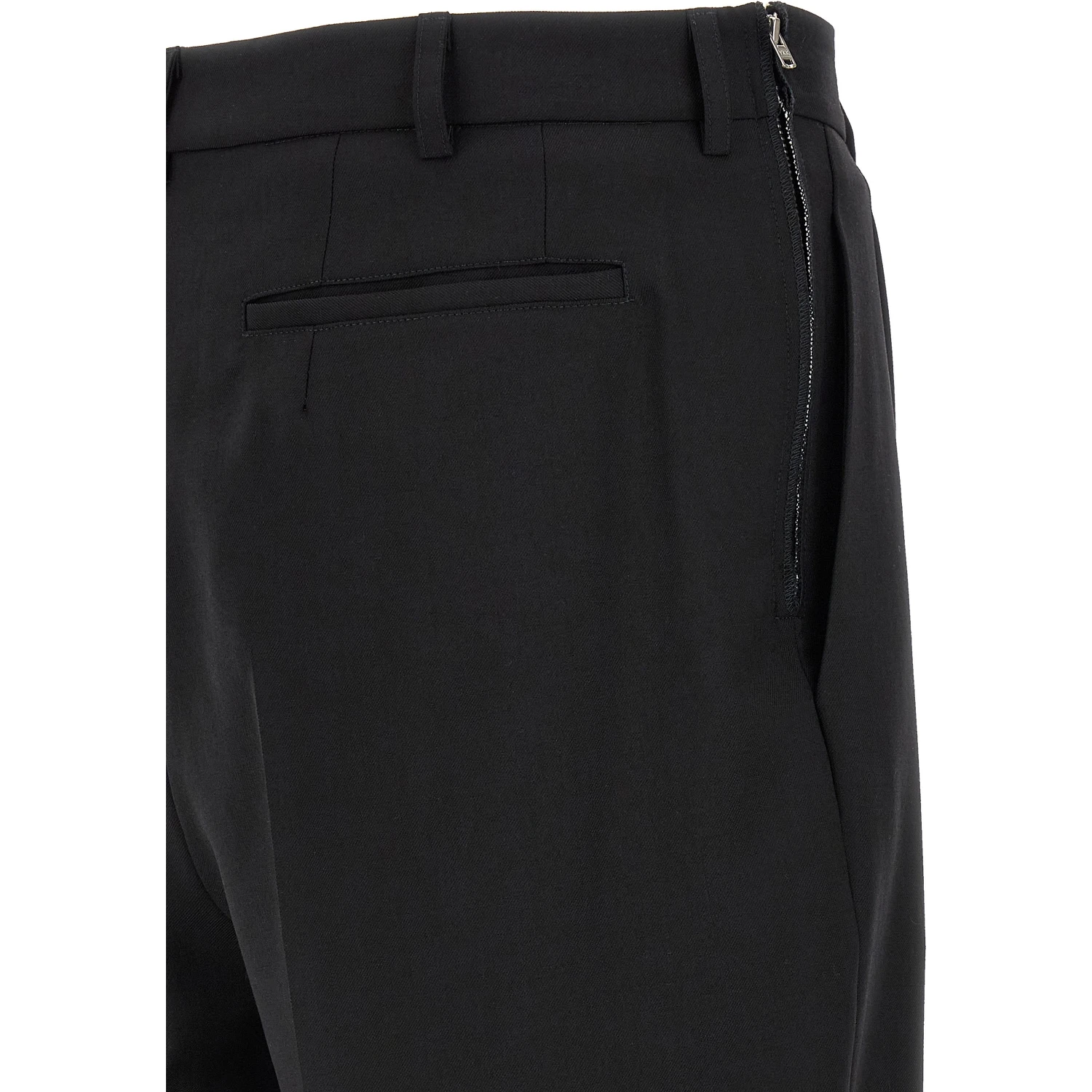 Black Wool Dress Pants