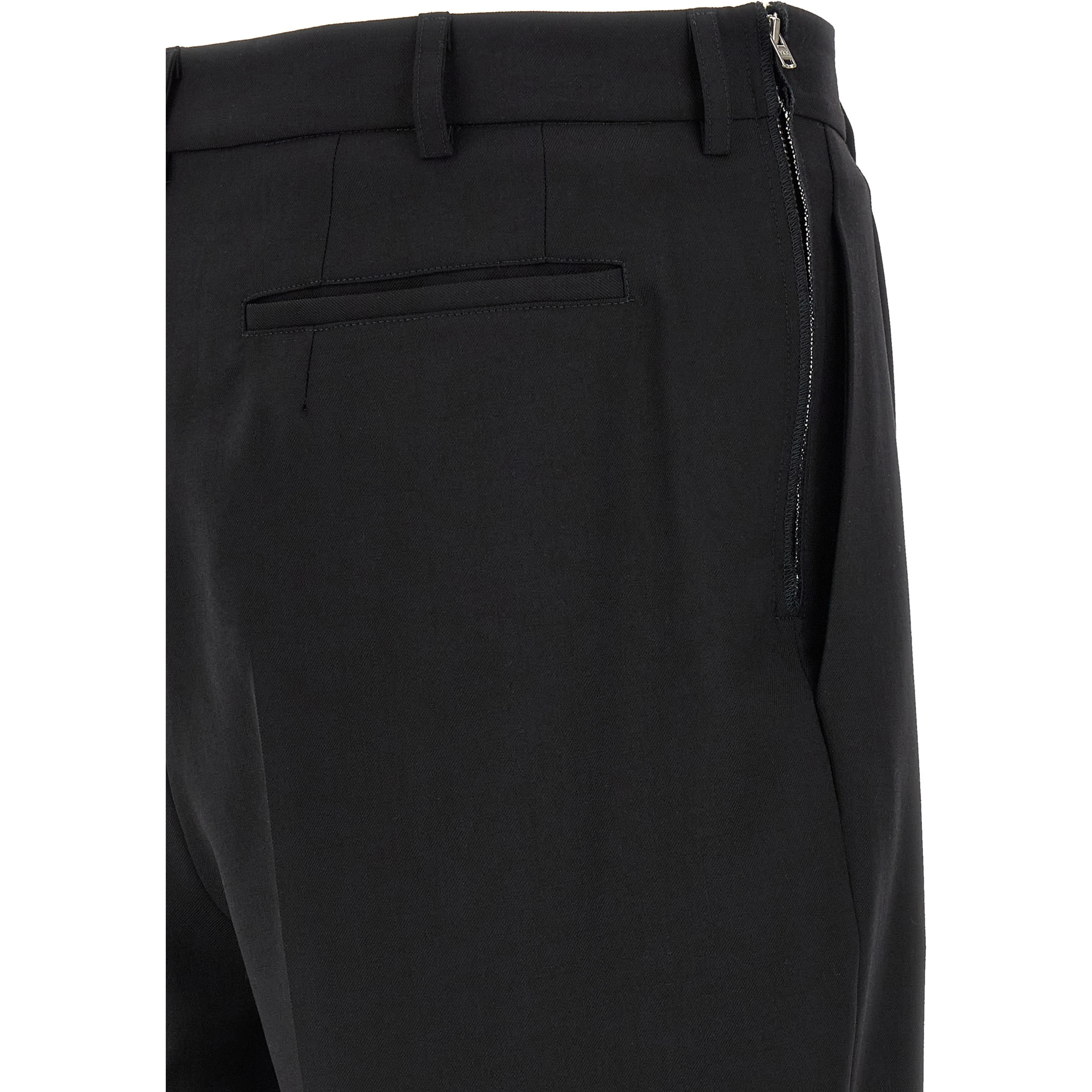 Black Wool Dress Pants