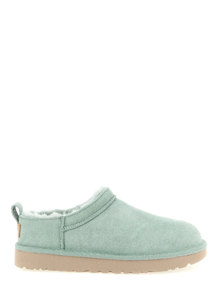 Bicolor Leather Ankle Boots
