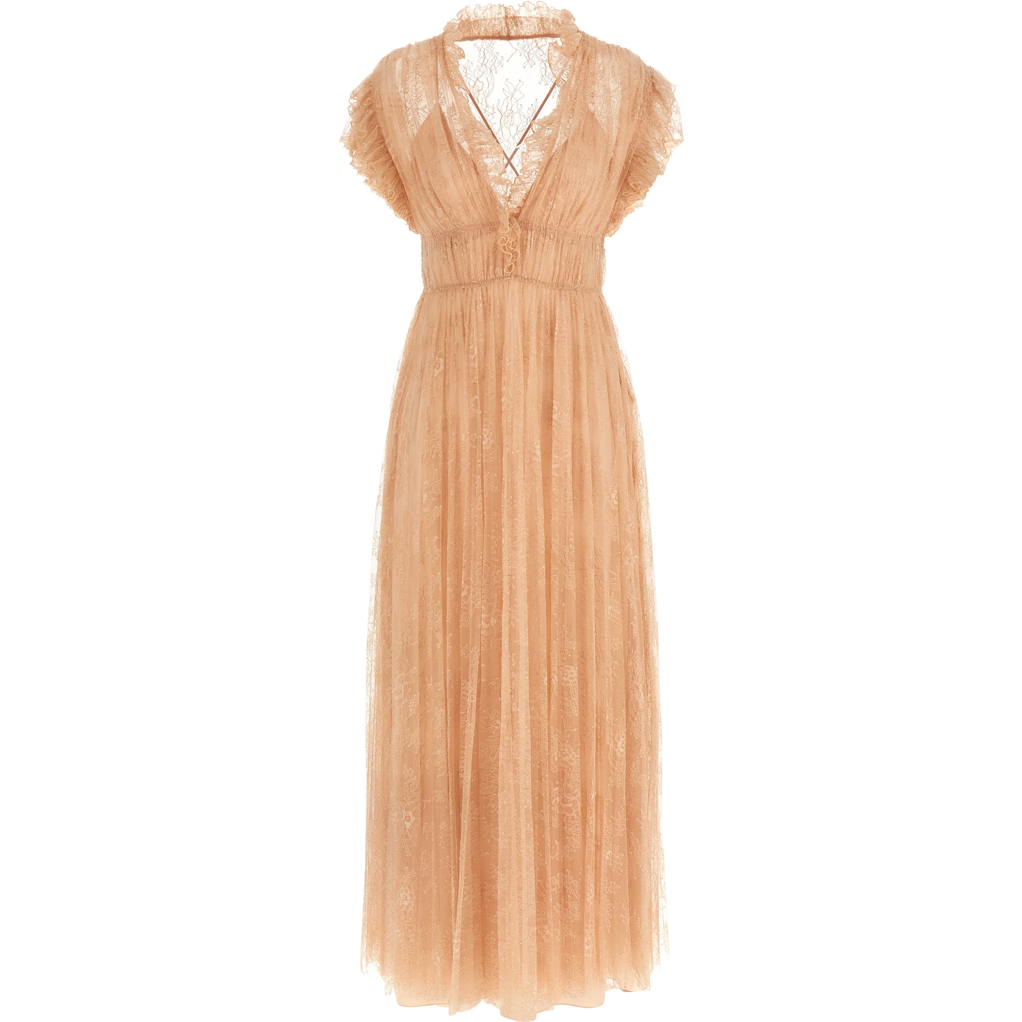 Multicolor Polyamide Long Dress