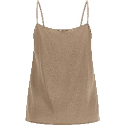 Brown Silk Blouse
