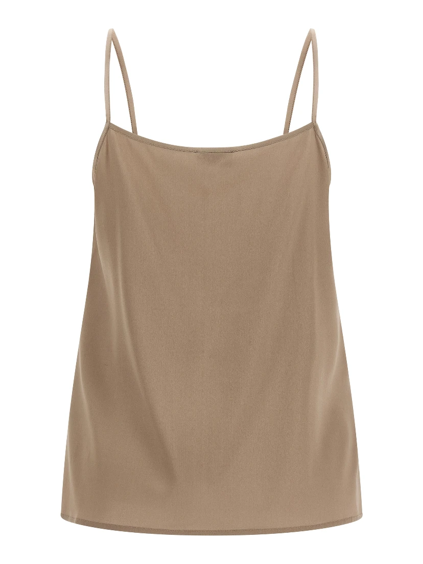 Brown Silk Blouse