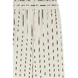 White Linen Casual Pants