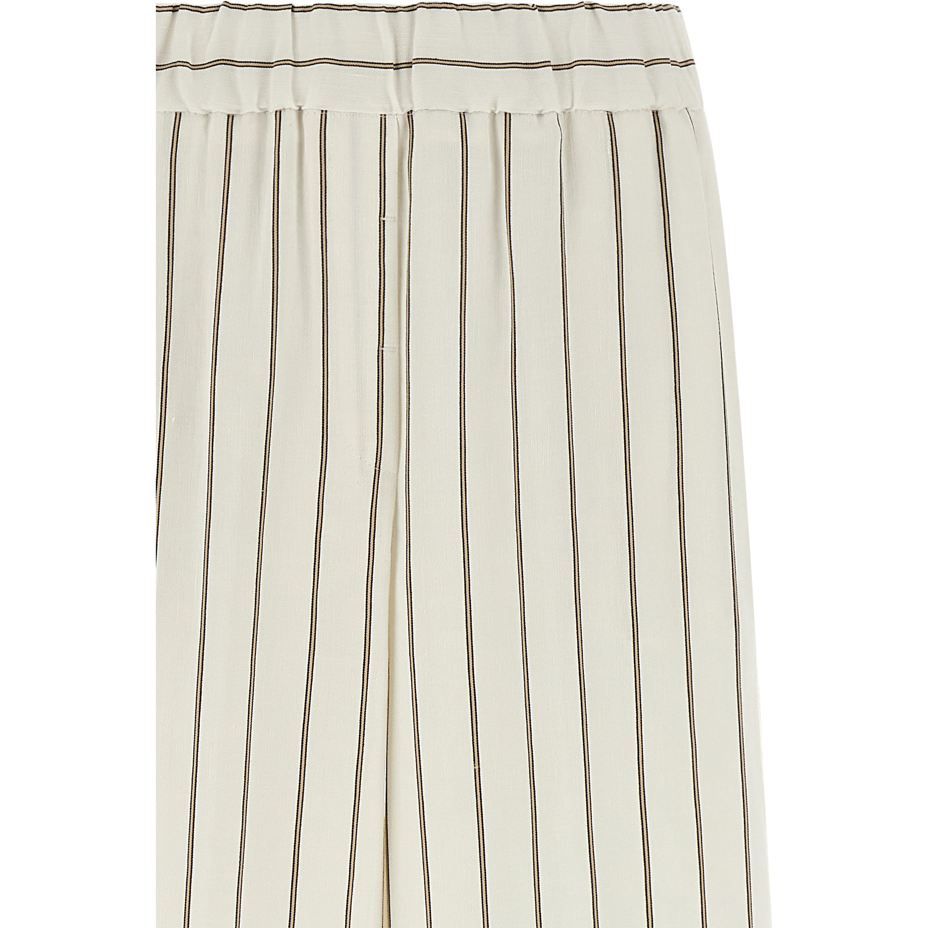 White Linen Casual Pants